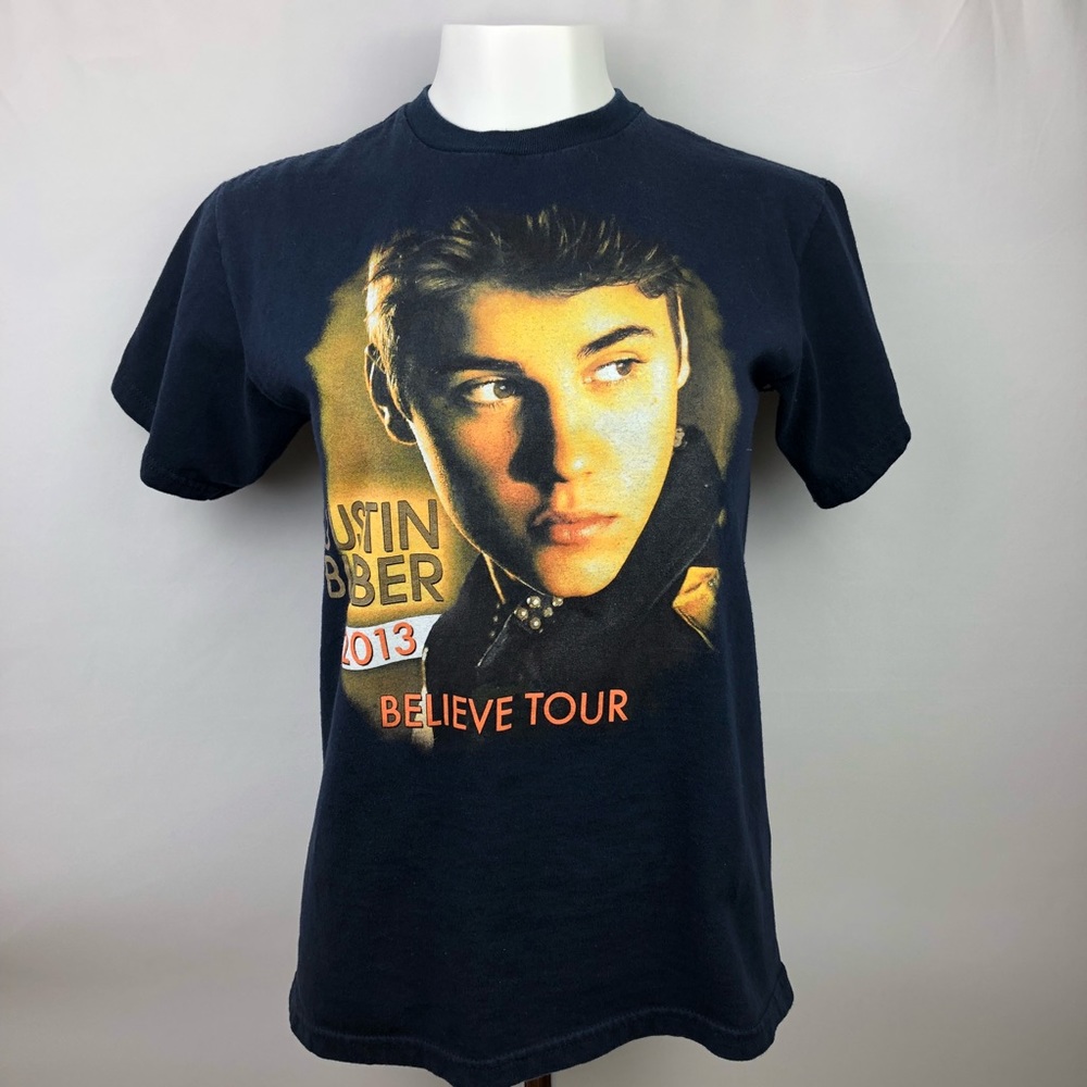 Justin Bieber 2013 Concert Tour T Shirt Size S